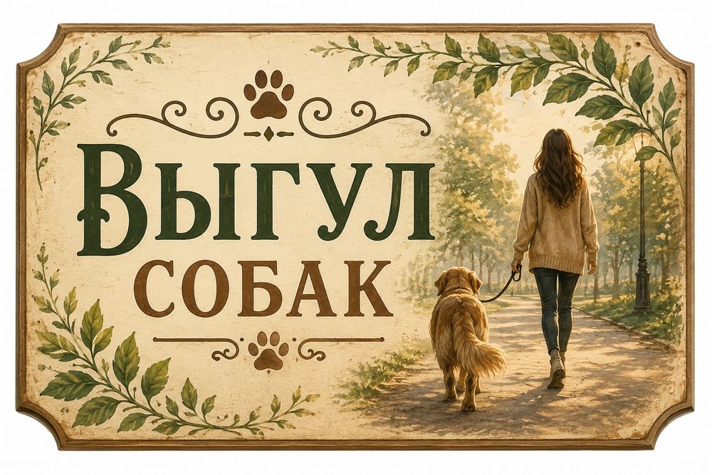 Выгул собак 2500