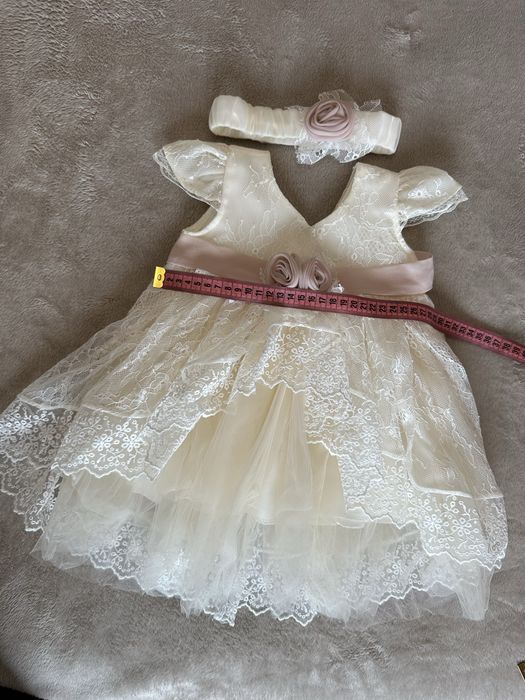 Andreeatex - rochie de ocazie bebe 9-12 luni
