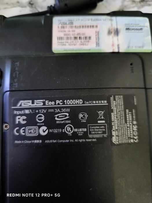 Laptop asus eepc