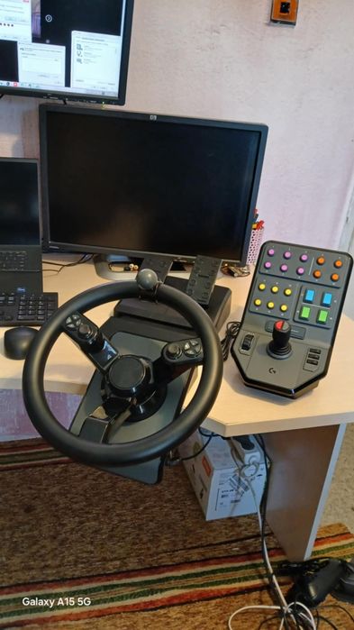 Logitech Saitek G Heavy Equipment волан компект за farming simulator