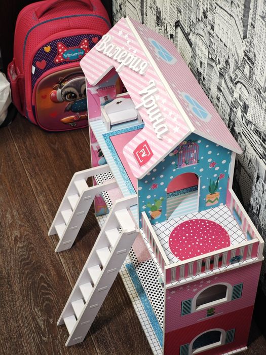 Игрушечный дом кукольный домик для девочек