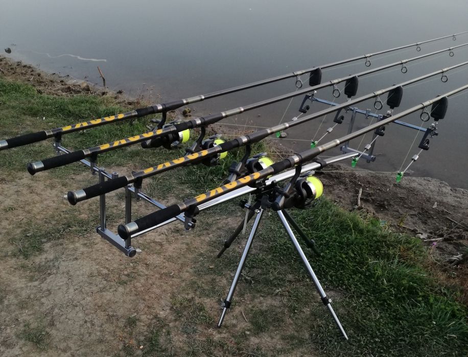 4 Lansete crap 3,9m  Baracuda Snacks