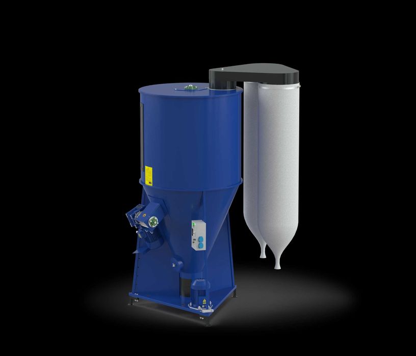 Amestecator furaje KS-600 cu descarcare automata, 600 kg, volum 1220 L