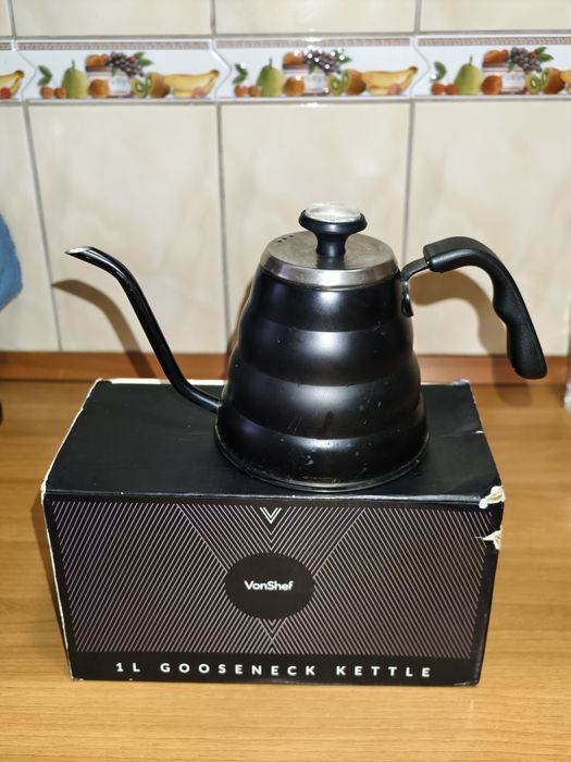 Fierbător apa VonChef 1L Gooseneck Kettle Brew/espresso/V60