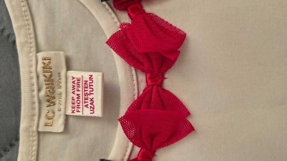 Детска рокля за момиче на 6-7г. с ръст 116-122см.