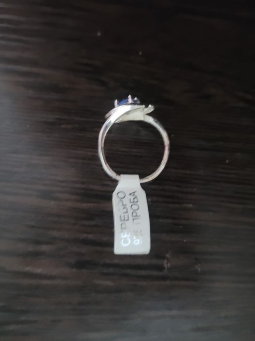 Кольцо серебрянное новое