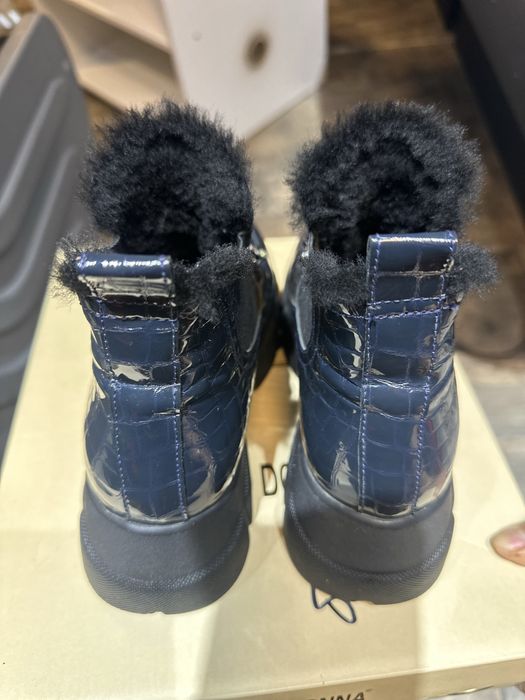 Ботинки, кожа, мех новые