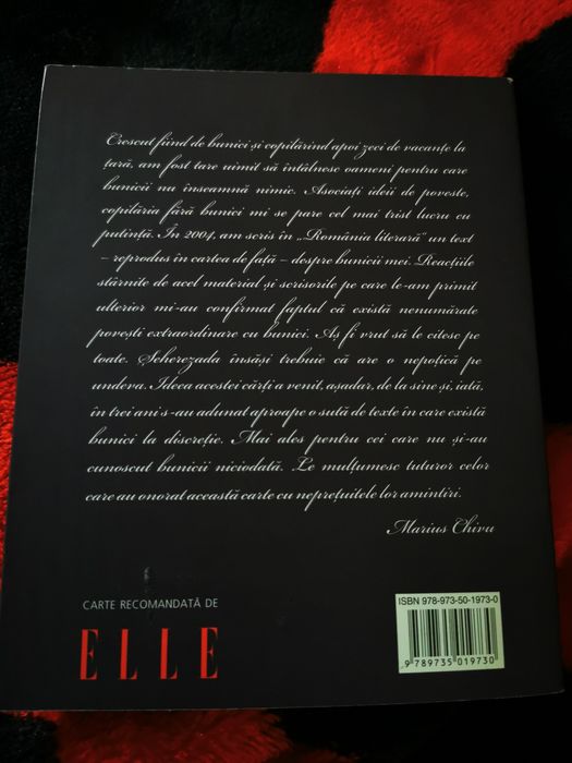 Marius Chivu - Cartea cu bunici, 2007, stare bună Autograf + Dedicație