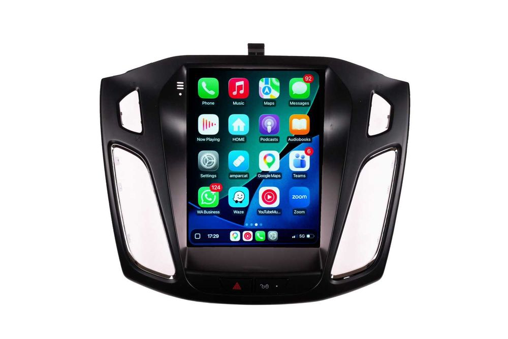 Navigatie Ford Focus 3 Tip Tesla Ecran Vertical , Carplay Wireless Android Auto + Camera