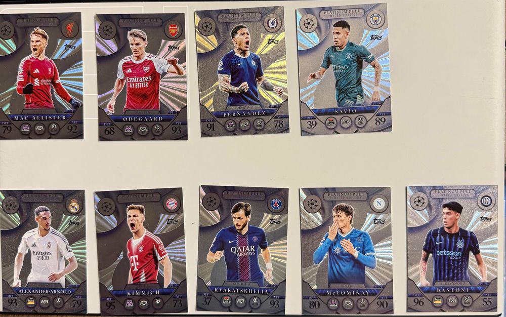 Cartonase Match Attax 2025/2026