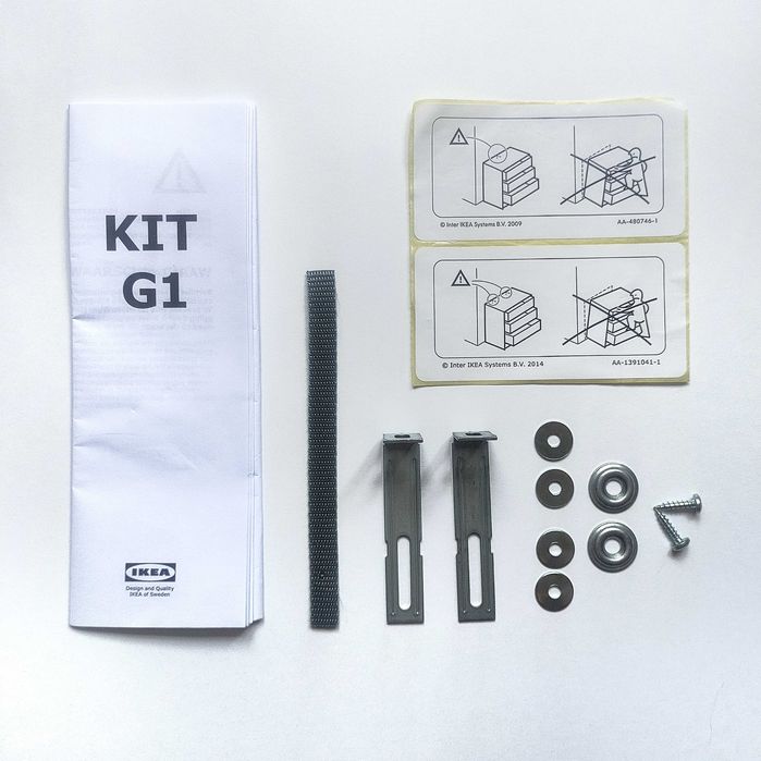Набор Крепежей Ограничителей IKEA. Швеция