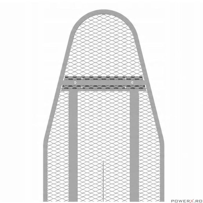 Masa de calcat 110 X 30 cm, cu suport pentru aparat, gri, Sepio