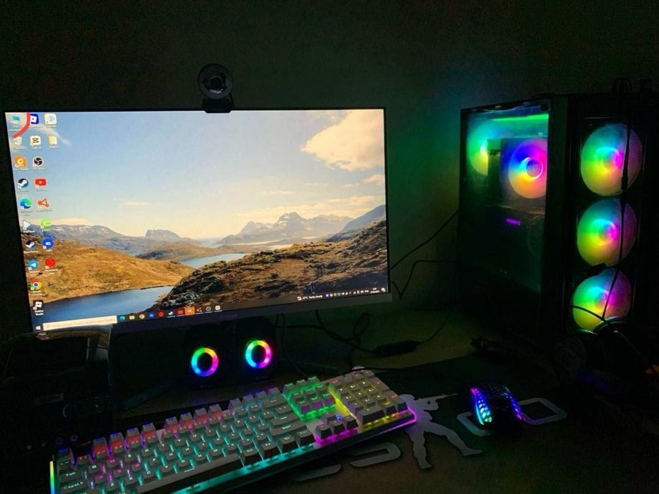 Xeon E5-2680 v4 | RX 5600 XT 6GB | 16GB RAM | SSD + HDD Gaming PC