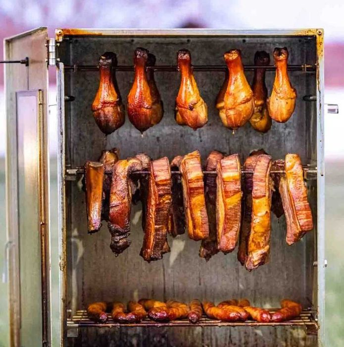 Afumatoare Carnat Carne Branza Peste Alimente Clisa 80x30x40cm MS