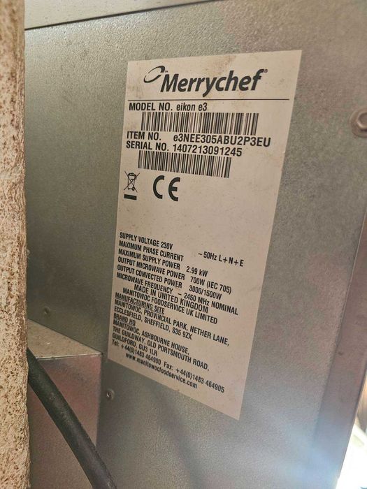 Eлектрическа фурна / професионална микроволнова Merrychef Eikon e3