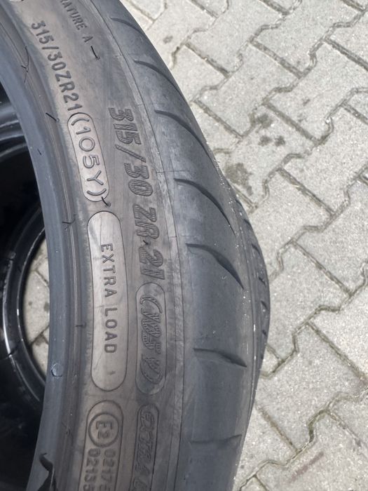 2 бр летни полусликови гуми 315/30/21 Michelin Pilot Sport Cup 2