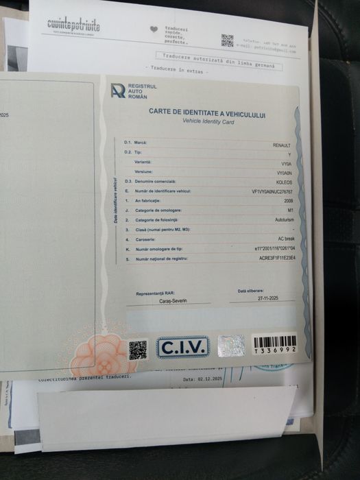 Renault koleos 4x4 recent adus în țară