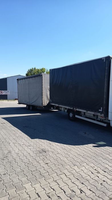 Vând ansamblu duba 3.5 t și remorca 3.5t