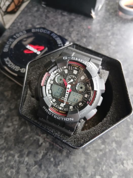 Часовници Casio GSHOCK GA-100-1A4ER; Casio g-shock ga-2100
