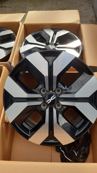 Set 4 jante aliaj r16 Logan 4x100  Renault  bicolore, Captur, Clio