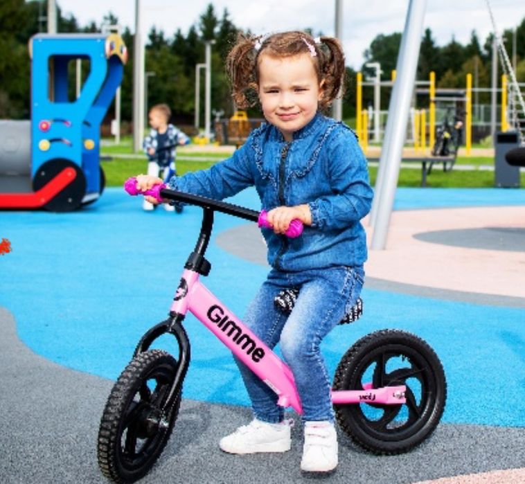 Bicicleta copii fara pedale Teddy 11 inch 3-6 ani inaltime 85-110 cm