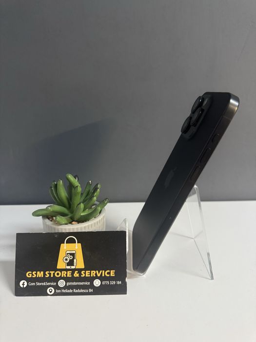 Iphone 15 Pro Max 256Gb Black Titanium 2 Ani Garantie Gsm Store&Servic