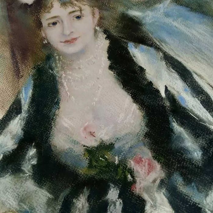 Картина пастелью.