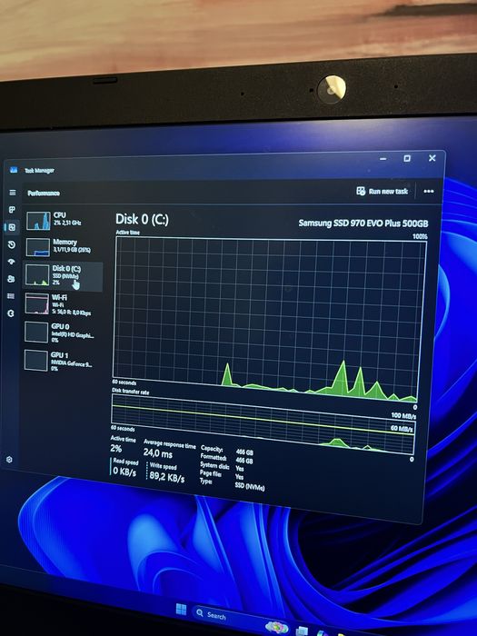 Laptop Acer Aspire / i5 7200U / 12 gb Ram / Geforce 940MX / SSD 970 Evo plus