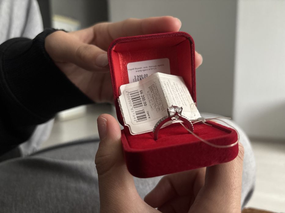серебро кольцо, 17,5 размер