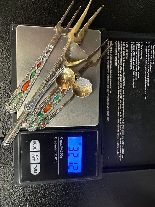 Набор из серебра