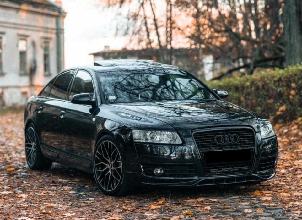 Prelungire bara fata fusta spoiler lip Audi A6 C6 04-08 SLINE S-LINE