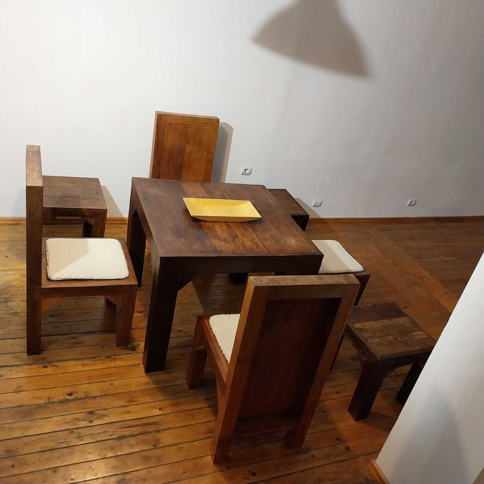 Тик маса столове орех дъб