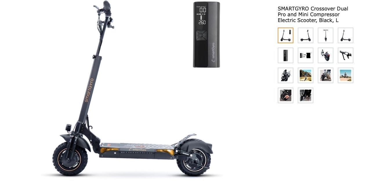 SmartGyro Crossover Dual Pro Electric Scooter