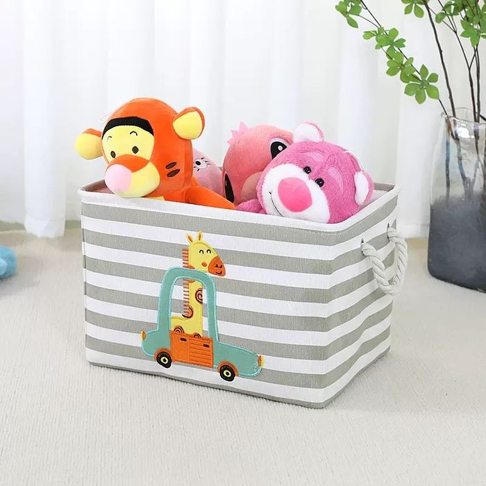 Комплект корзина для игрушек и белья