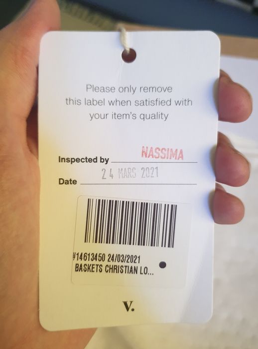 Christian Louboutin Louis Flat VV Pink Bronze