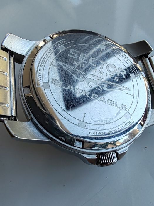 Ceas Sector Black Eagle Quartz 46,5 mm