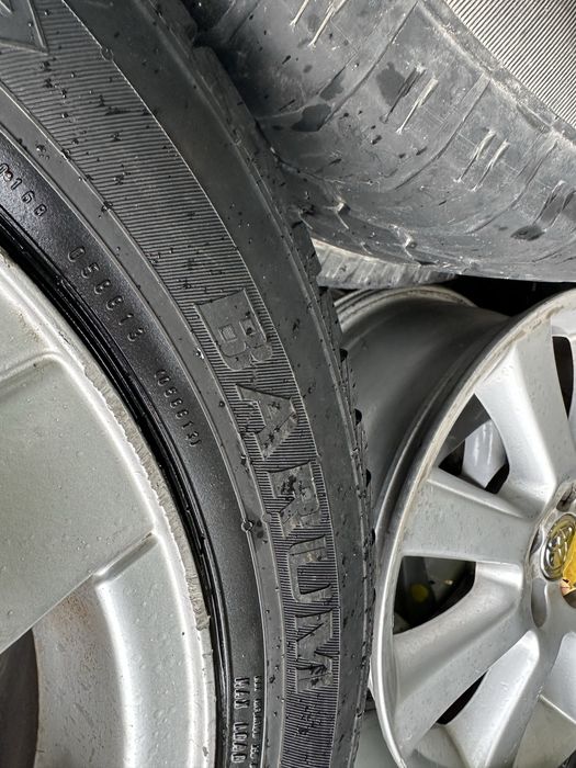 5бр Джанти VW 15цола 5х112 с зимни гуми 15 цола