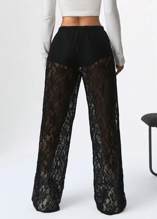 Кружевные брюки/штаны