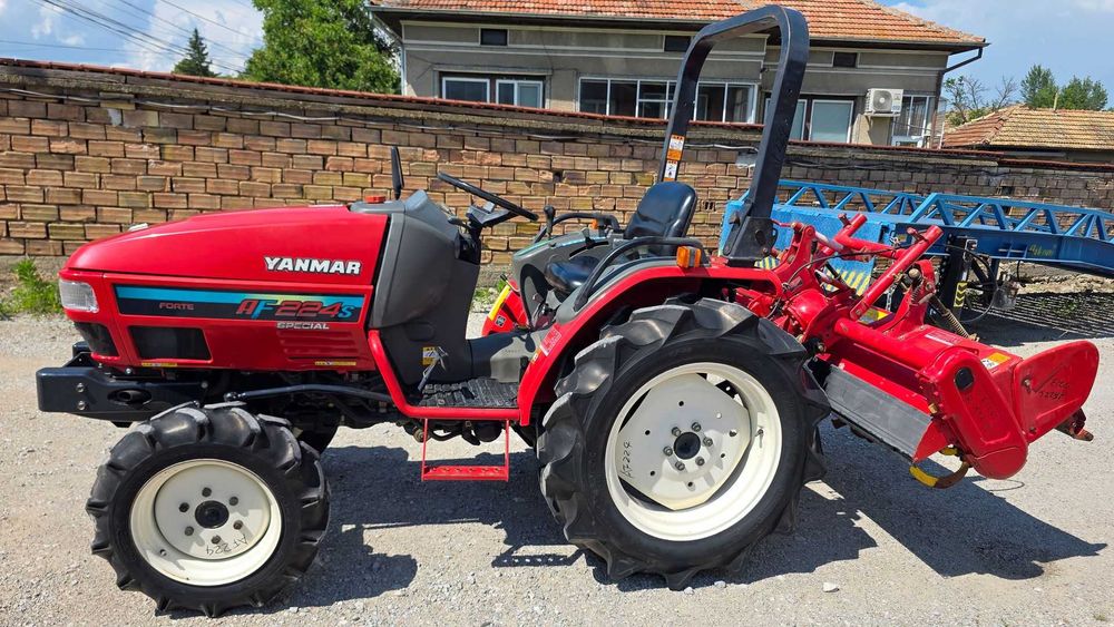 Японски трактор Yanmar AF224S с фреза, 24 кс, 4x4, АграБГ Джолев