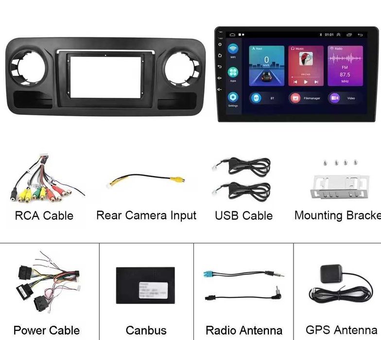 Мултимедия за Mercedes Benz Sprinter Екран плеър Android Навигация