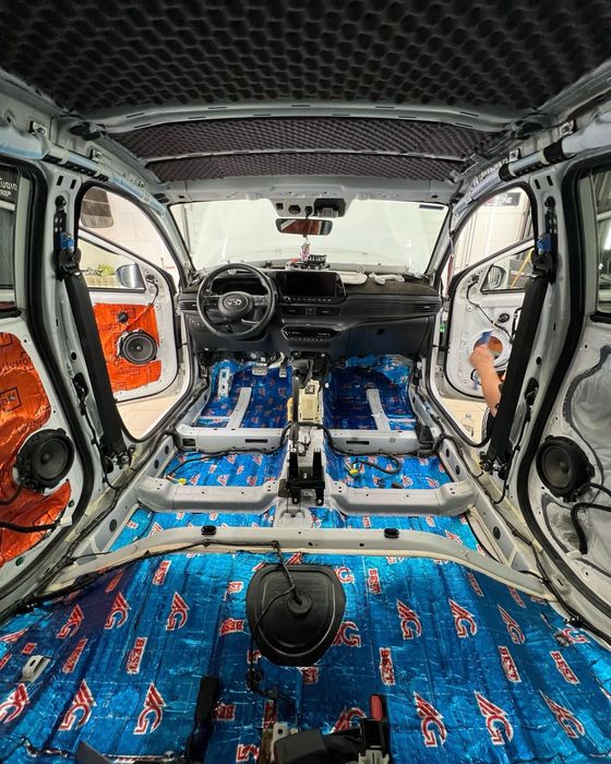 полировка и шумоизоляция автомобиля