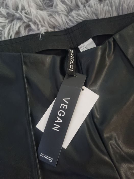 Pantaloni piele ecologica H&M XS