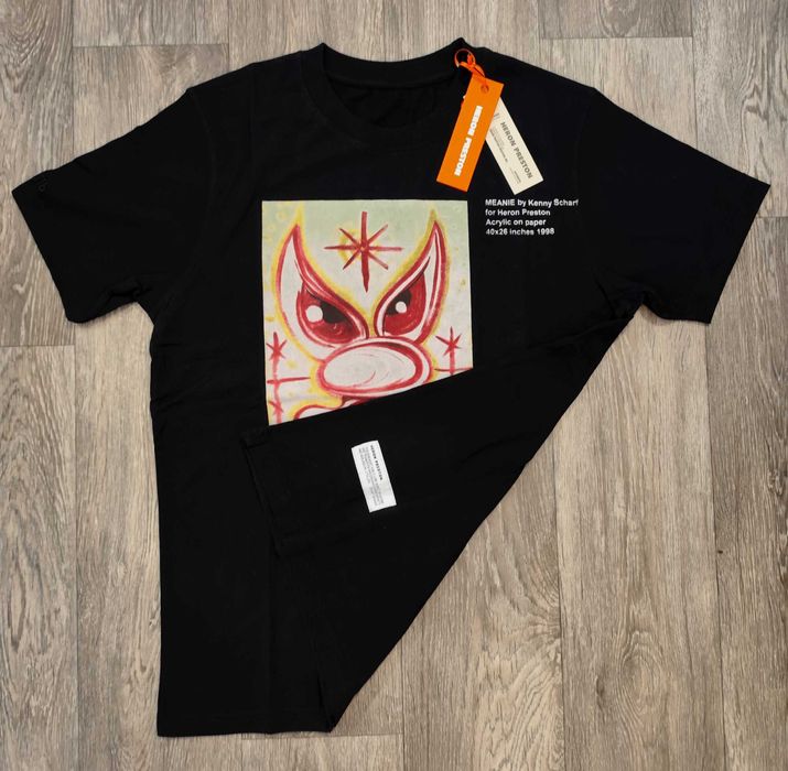 Нова мъжка тениска фланелка Heron Preston amiri 100% памук блуза