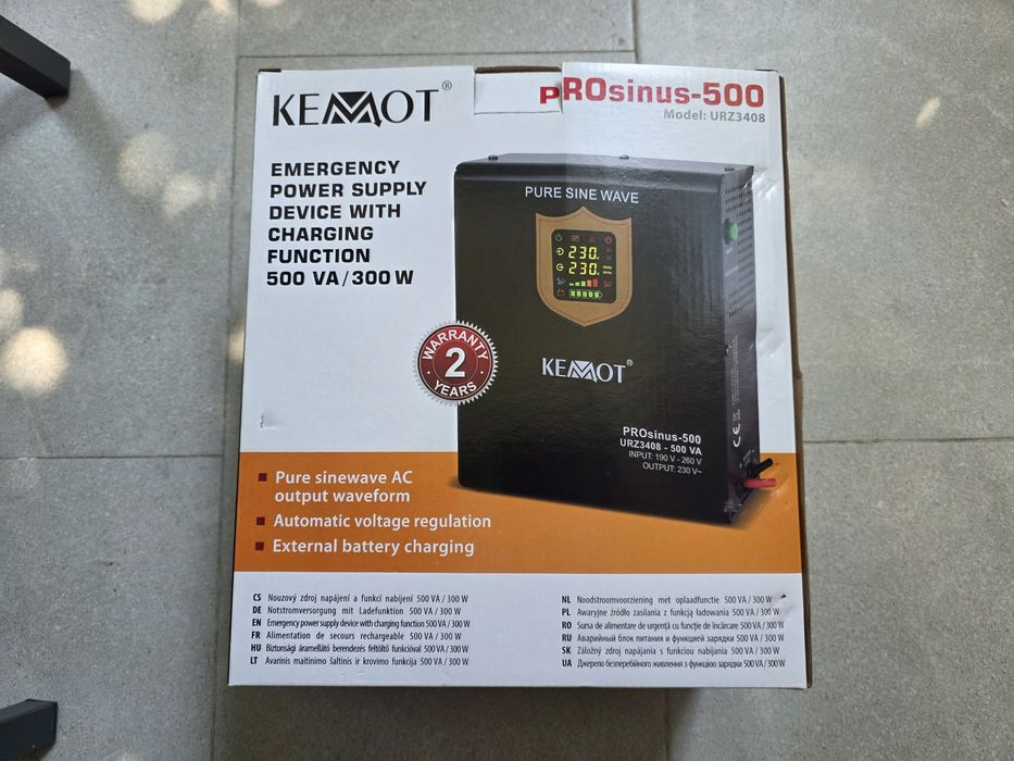 Kemot UPS centrale termice sinus pur ,300W ,12V