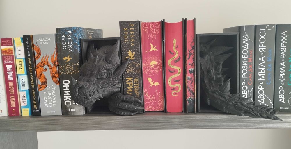 Разделител за книги, декорация - book nook 3д принт