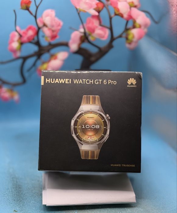 НОВ!!! Смарт часовник Huawei Watch GT 6 Pro, 46MM, Brown Strap