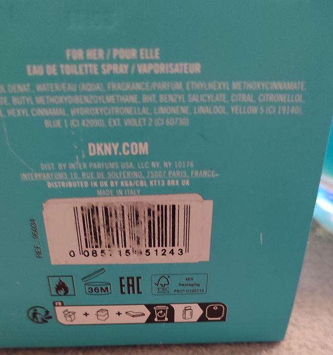 Parfum Dkny be delicious bay breeze