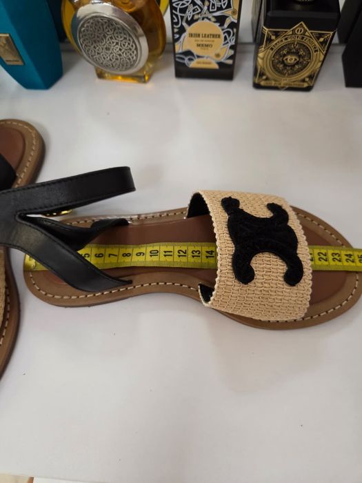 Sandale noi piele Celine