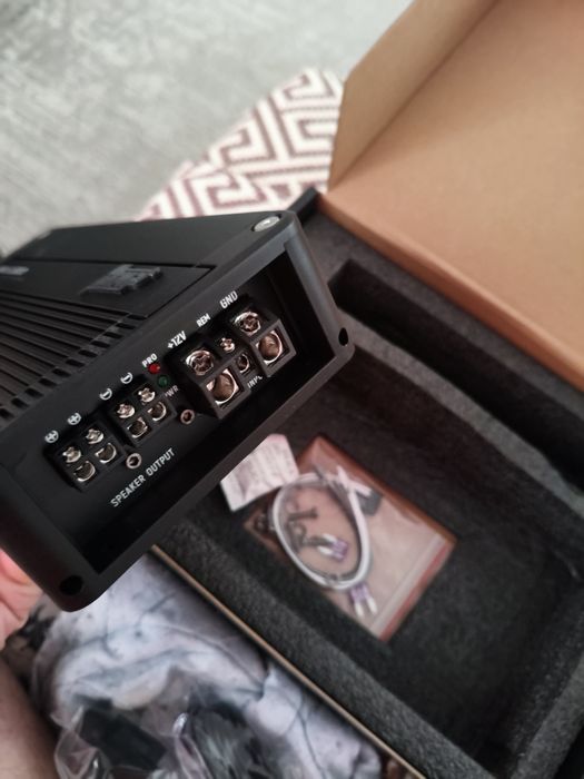 Новый сабвуфер Pride M6 10" + моноблок AMP 1.600