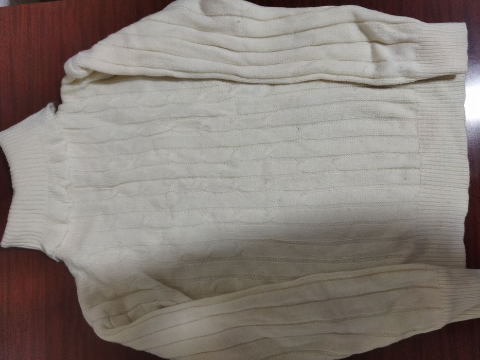 Белые свитера на девочку 9-12 лет